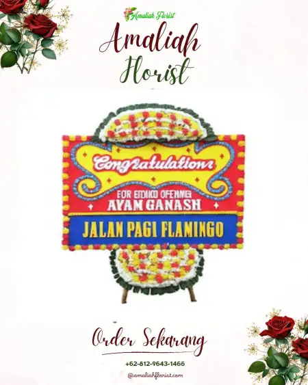 Sewa Papan Bunga Senopati